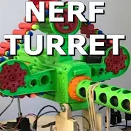 Nerf turret logo