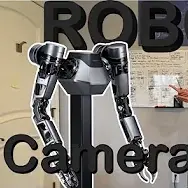 Building a robot camera man logo